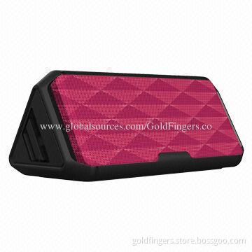 Bluetooth Speaker for Tablet PCs, Handsfree, NFC, Good Quality, OEM/ODM, 3W x 2, Line-in, 1,000mAh